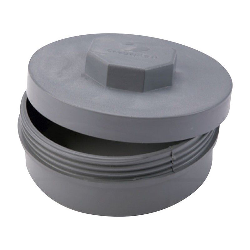 Acc.Pvc. Tapon De Registro D.110 895F7311 Crearplast