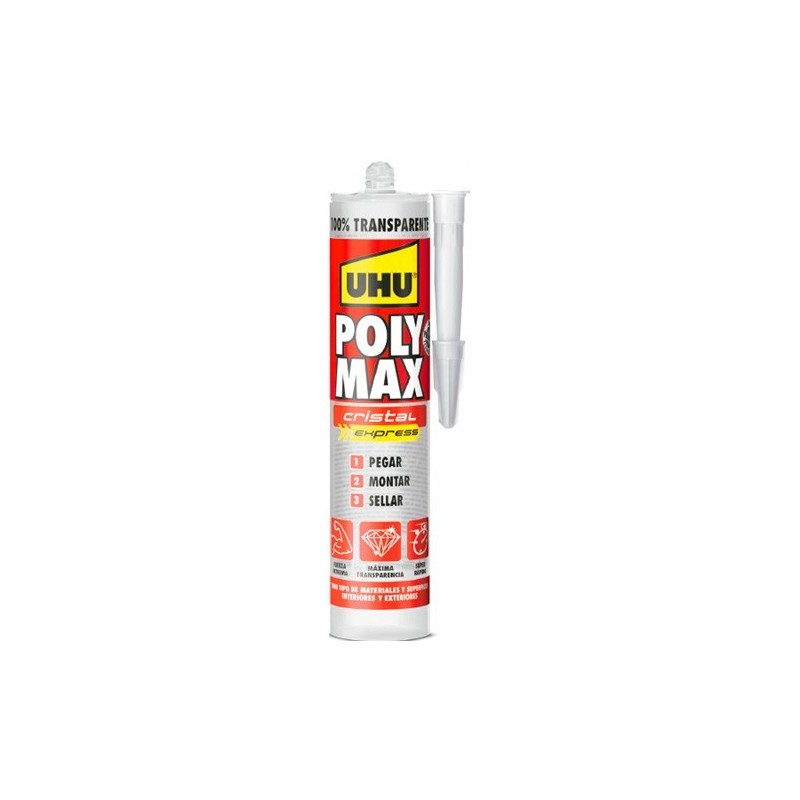 UHU Polymax Express Cristal Transparente 300ML