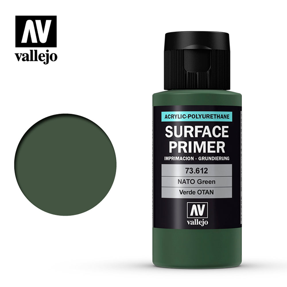 Imprimación Acrílica Mate Verde Nato 60 ml