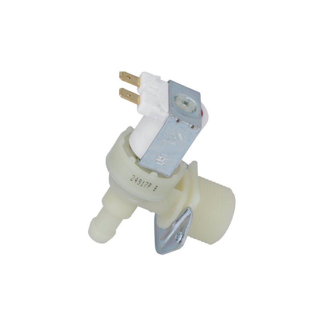 válvula magnética simple acodado 230V entrada 3/4" salida 11,5mm 370015