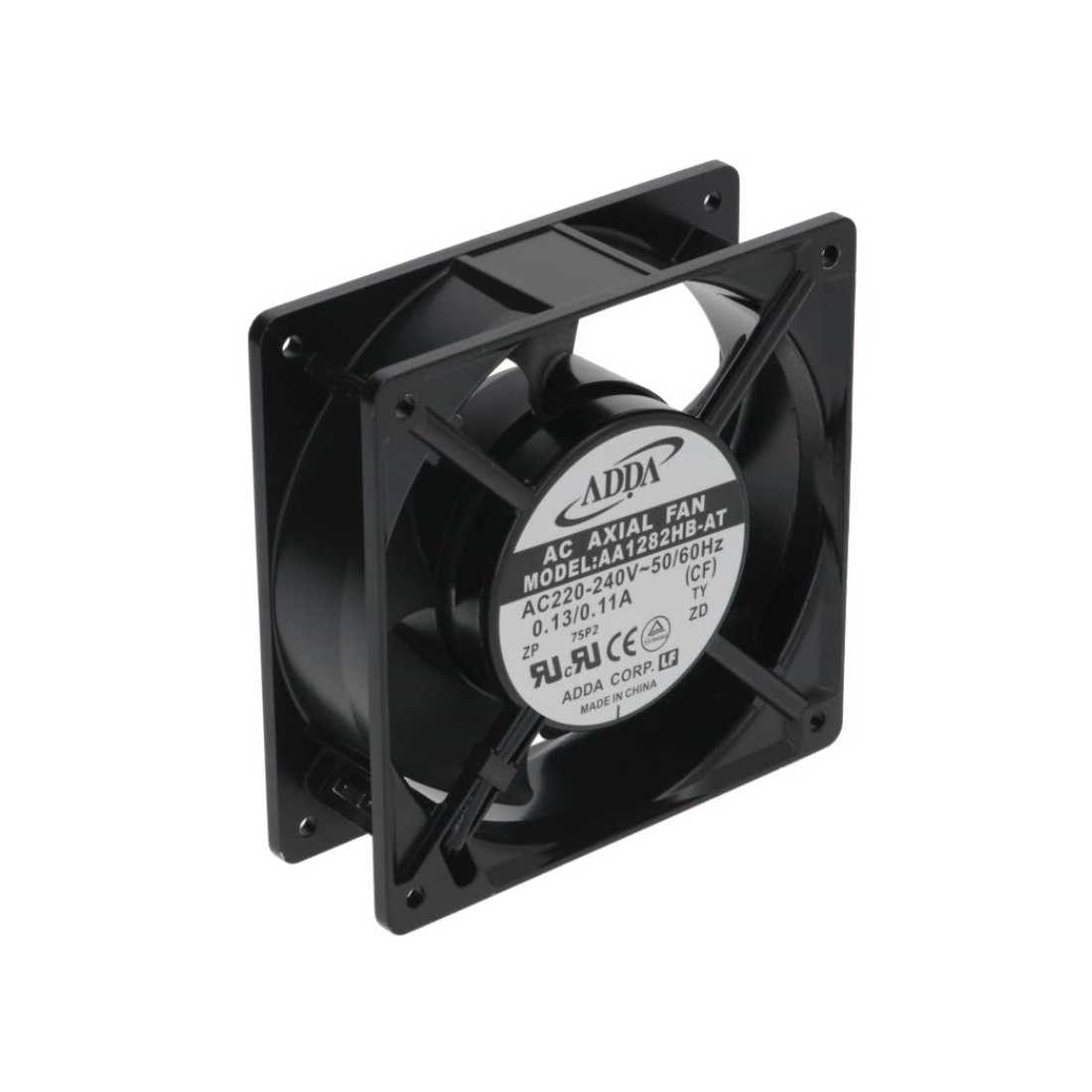 ventilador axial L 119mm An 119mm H 38mm 230VAC 50/60Hz 23/20W 601080