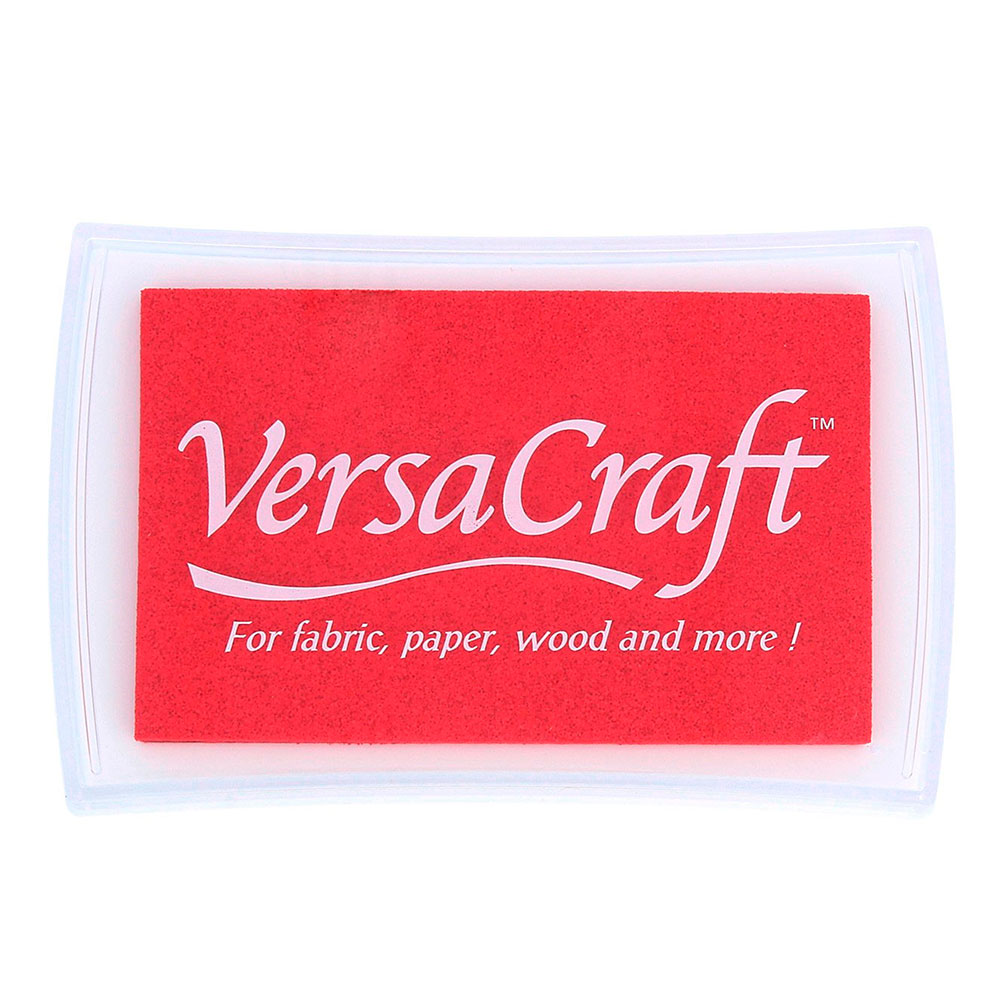 Tinta Versacraft Textil Rojo Amapola 95x65mm TVK-114