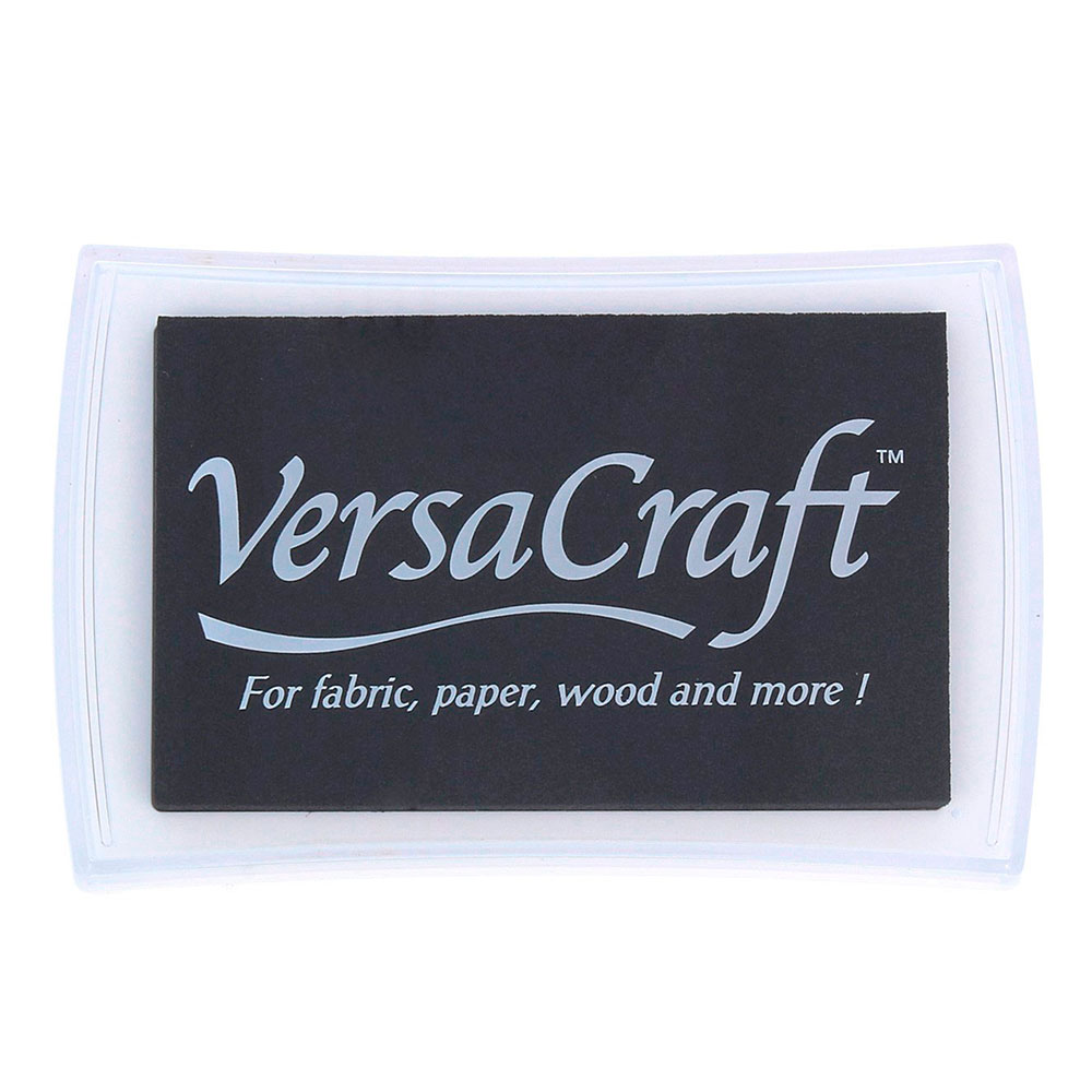 Tinta Versacraft Textil Negro Real 95x65mm TVK-182