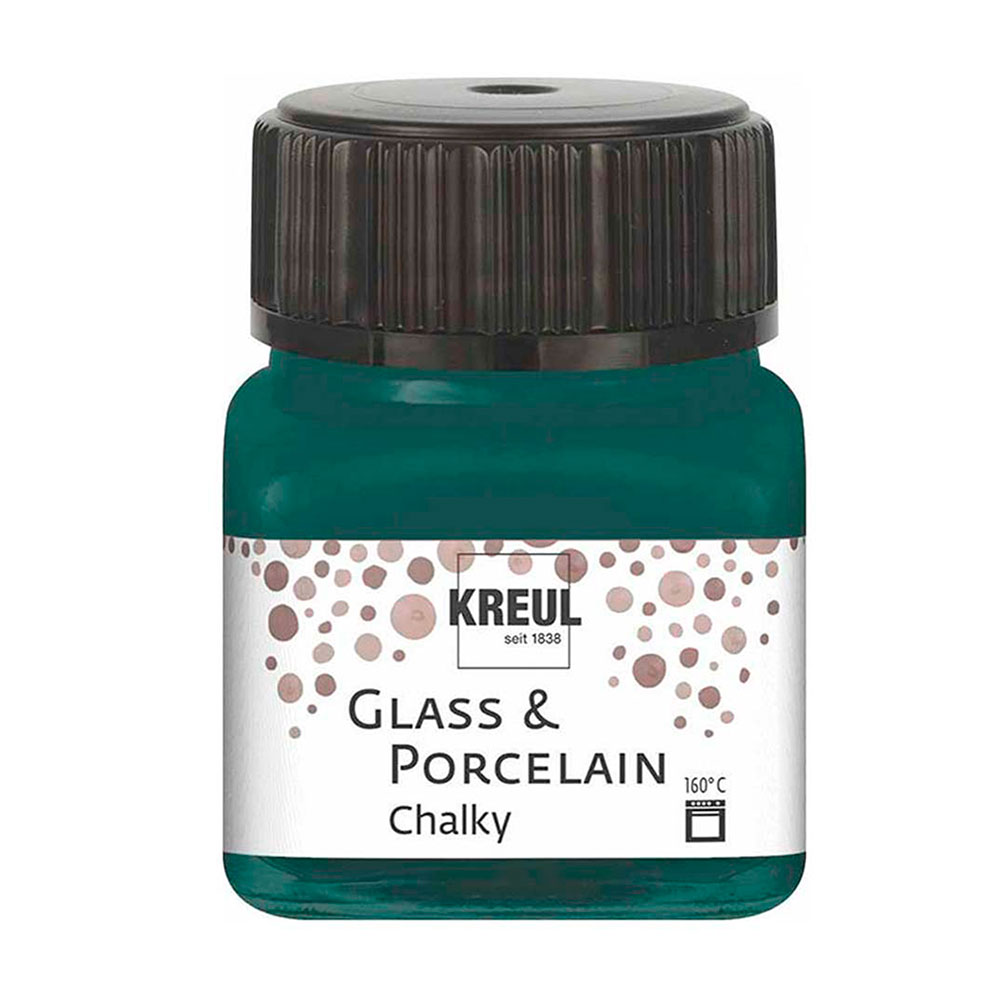 Glass & Porcelain Classic 20 Ml Chalky Cottage Green