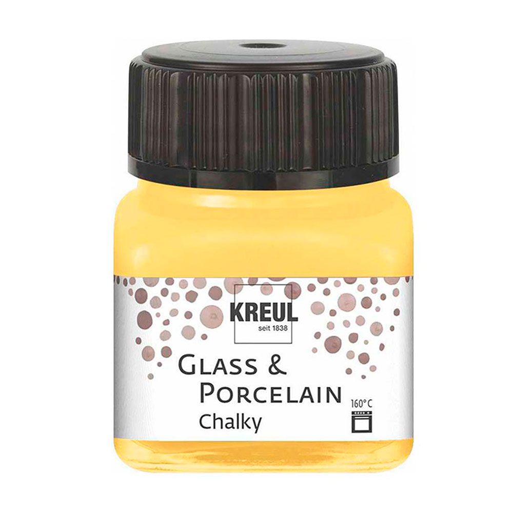 Glass & Porcelain Classic 20 Ml Chalky Yellow Safran