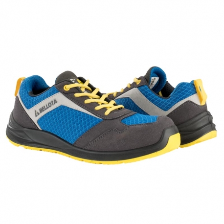 Zapato seguridad bellota ftw05by flex s1p src esd azul-amarillo talla 39