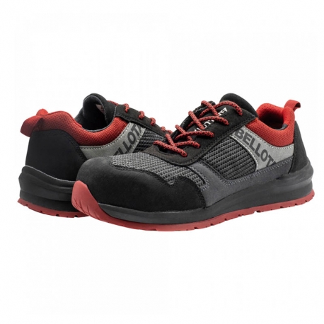 Zapato de seguridad bellota 72350br street negro rojo s1p talla 45